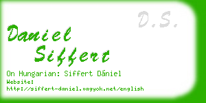 daniel siffert business card