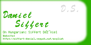 daniel siffert business card